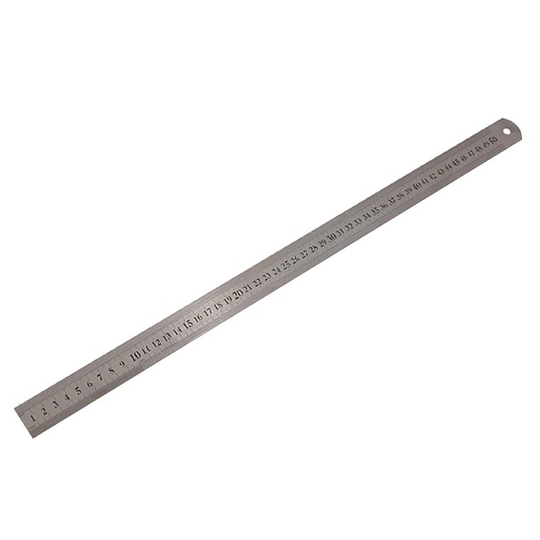 Stahl 90 Grad-Winkel Metric 50cm Massstab Lineal Anschlagwinkel Silber Q9 dc 3X 