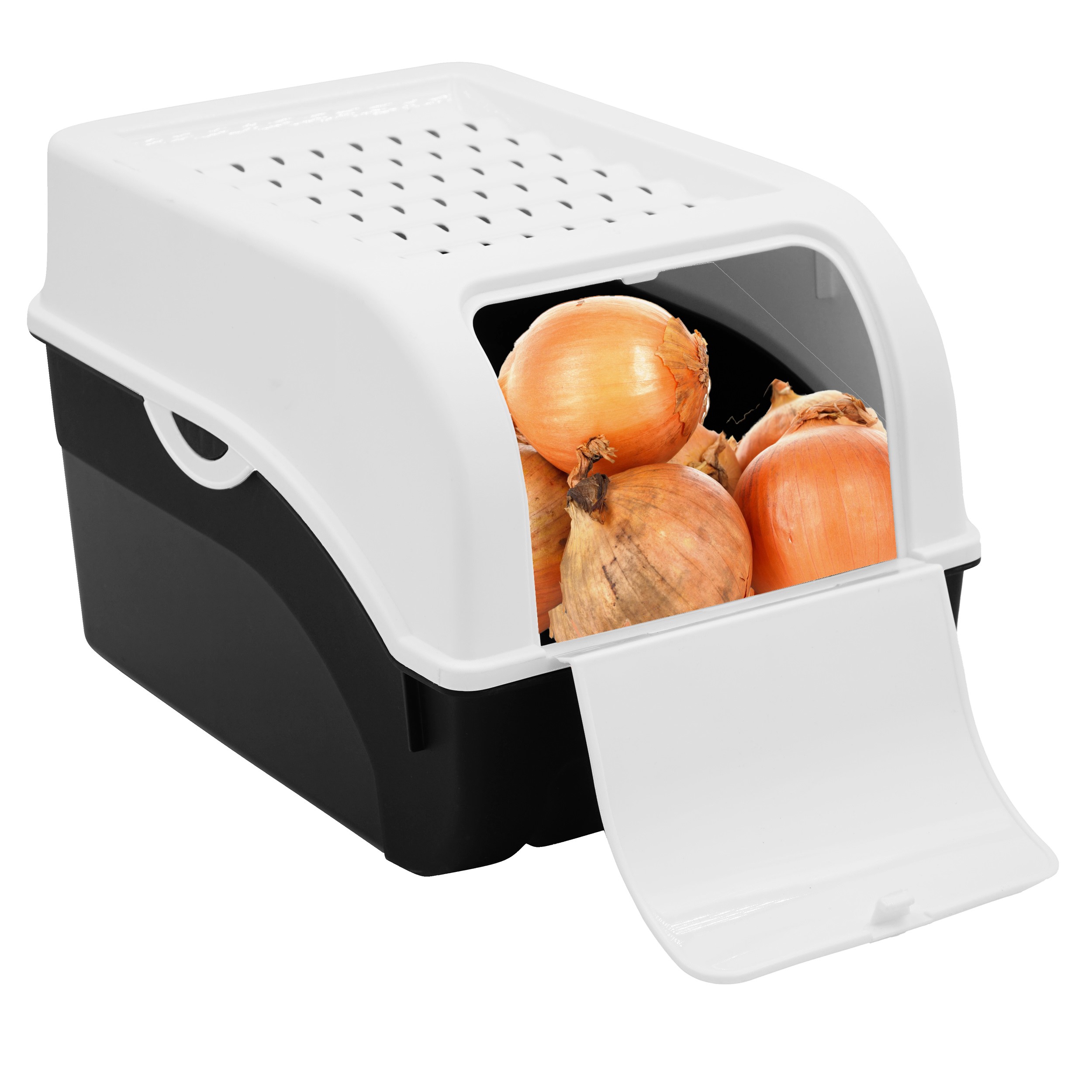 HRB Aufbewahrungsbox mit Deckel - Kartoffelbox - Kartoffel Aufbewahrungsbox