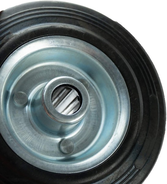 4 robuste Lenkrollen, Industrielle Gummirollen, Räder mit Bremse 4 robuste Lenkrollen, Industrielle Gummirollen, Räder mit Bremse
