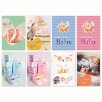 Glückwunschkarte Geburt, Baby 11,5 x 17,5 cm Glückwunschkarte Geburt, Baby 11,5 x 17,5 cm