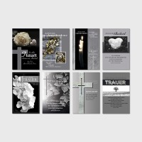 Trauerkarten Beileidsbekundung Anteilnahme Karten 11,5x17,5 cm Trauerkarten Beileidsbekundung Anteilnahme Karten 11,5x17,5 cm