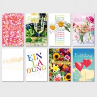 Einladungskarte Grußkarte Geburtstagskarte 11,5x17,5 cm Einladungskarte Grußkarte Geburtstagskarte 11,5x17,5 cm