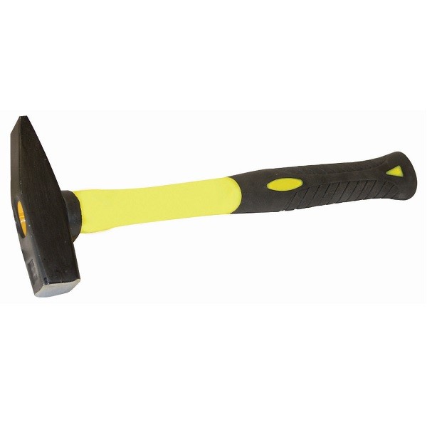 Hammer Schlosserhammer Stiel Fiberglas,300 g Antirutschgriff