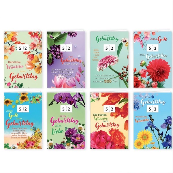 Glückwunschkarten Geburtstagskarten Karten Grußkarten Drehzahlen 11,5 x 17,5 cm