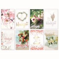 Glückwunschkarte Grußkarte Karte Hochzeit Glückwünsche 11,5x17,5 cm Glückwunschkarte Grußkarte Karte Hochzeit Glückwünsche 11,5x17,5 cm