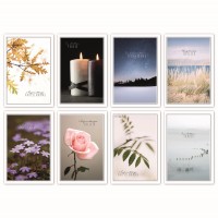 Trauerkarten Beileidsbekundung Anteilnahme Karten 11,5x17,5 cm Trauerkarten Beileidsbekundung Anteilnahme Karten 11,5x17,5 cm