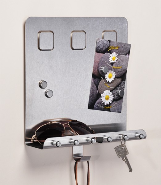 Schlüsselbrett Schlüsselboard Schlüsselleiste Schlüsselkasten mit Ablage,.Magnet