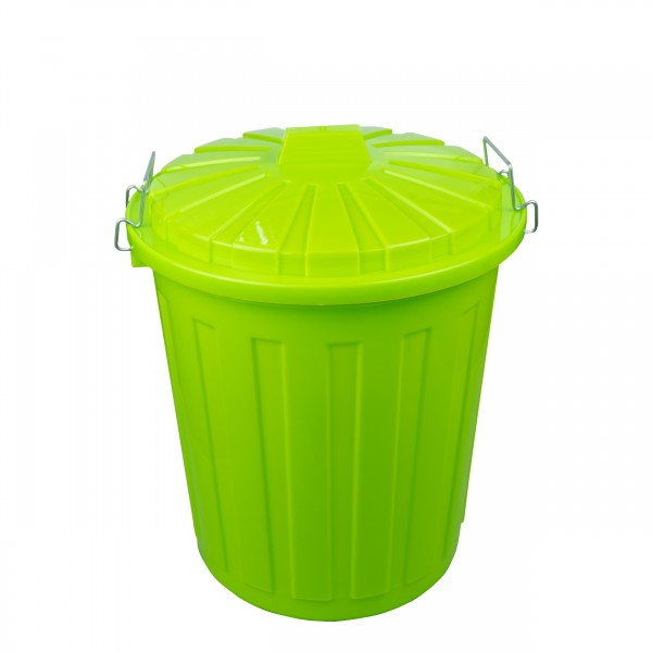 Maxitonne 23l grün, Tonne aus Hartplastik, Mülleimer Küche, Futtertonne