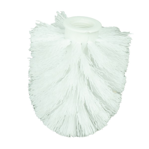 HRB Ersatzbürstenkopf für Toilettenbürste in weiß, Bürstenkopf aus Kunststoff