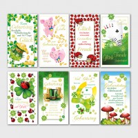 Glückwunschkarten Geburtstagskarten Grußkarten Glück 10x18 cm Glückwunschkarten Geburtstagskarten Grußkarten Glück 10x18 cm