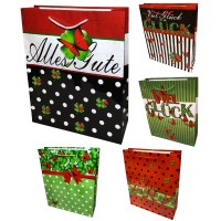 Geschenktüte, MEDIUM, Geburtstag,Motiv Marienkäfer Geschenktasche, 23x18x10 cm Geschenktüte, MEDIUM, Geburtstag,Motiv Marienkäfer Geschenktasche, 23x18x10 cm